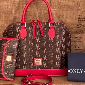 Dome satchel & wallet set
